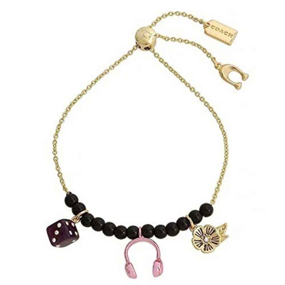 Coach slider bracelet
